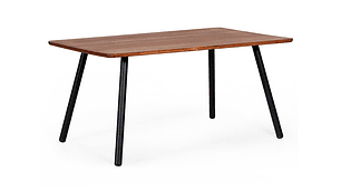 MESA DE COMEDOR MEDULAR AULA NOGAL 6P