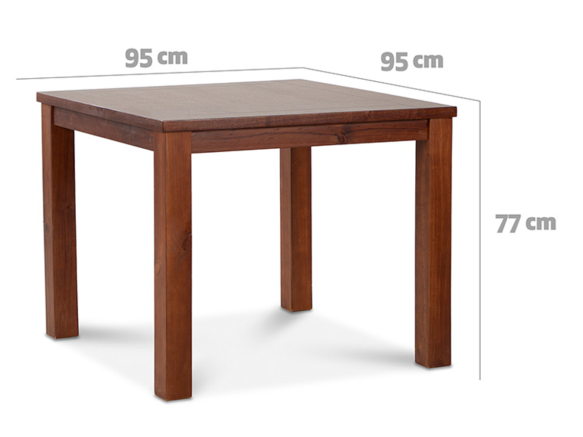 JUEGO DE COMEDOR CIC ÑUBLE 4 SILLAS CARAMELO NEGRO 7