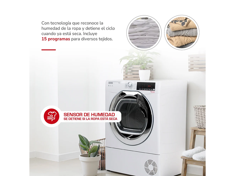 SECADORA ELE CTRICA 9 KG POR CONDENSACION 4