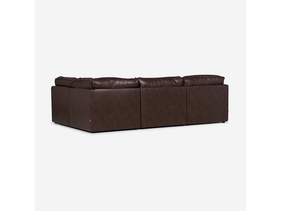 SOFÁ ROSEN CHARLY MARRÓN MODULAR 4 PIEZAS 2
