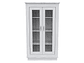 VITRINA TUHOME ALCAMO WHITE CHIC 2 PUERTAS BLANCO - Miniatura 2