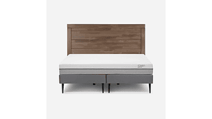 CAMA EUROPEA PRATTA 2 PLAZAS BD PATA ACERO+ RESPALDO SICILIA