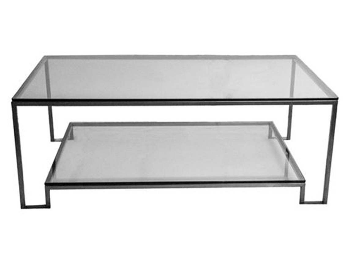 MESA DE CENTRO CLAVIJO DESIGN MURCIA ACERO ACERO 1