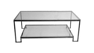 MESA DE CENTRO CLAVIJO DESIGN MURCIA ACERO ACERO