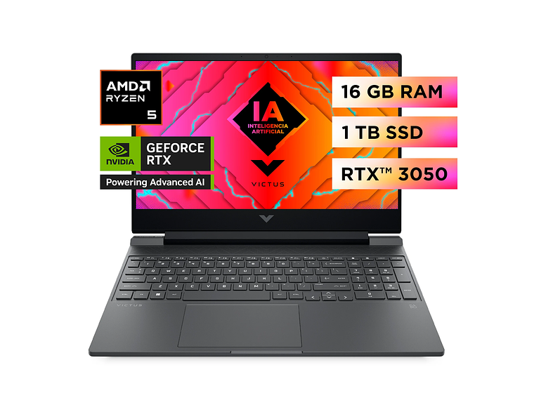 NOTEBOOK HP 15-FB2015LA R5-8645 16G 1TB 15 RTX 3050 6