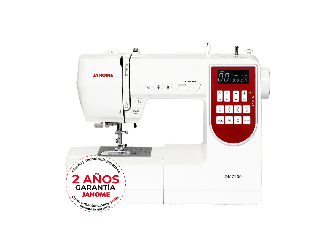 MAQUINA DE COSER JANOME DM7200 6