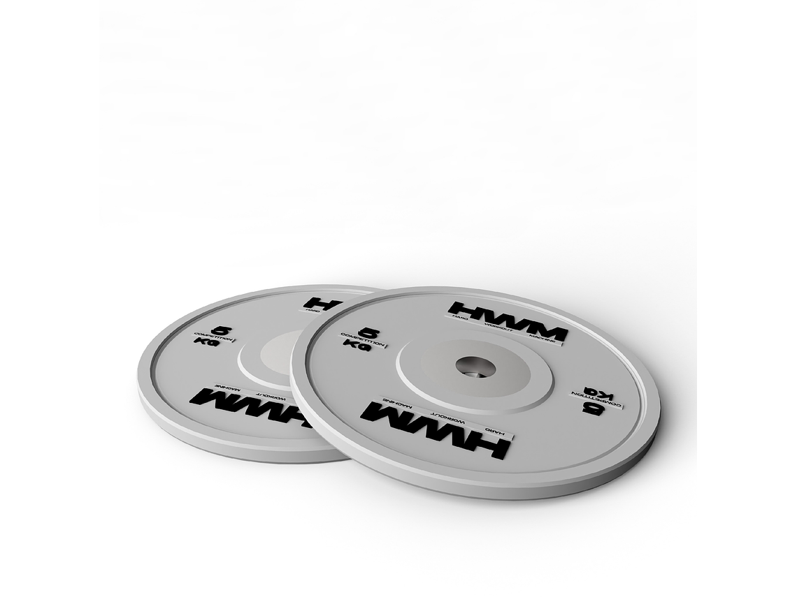 Par Bumper Plates Competición 5kg | HWM 3