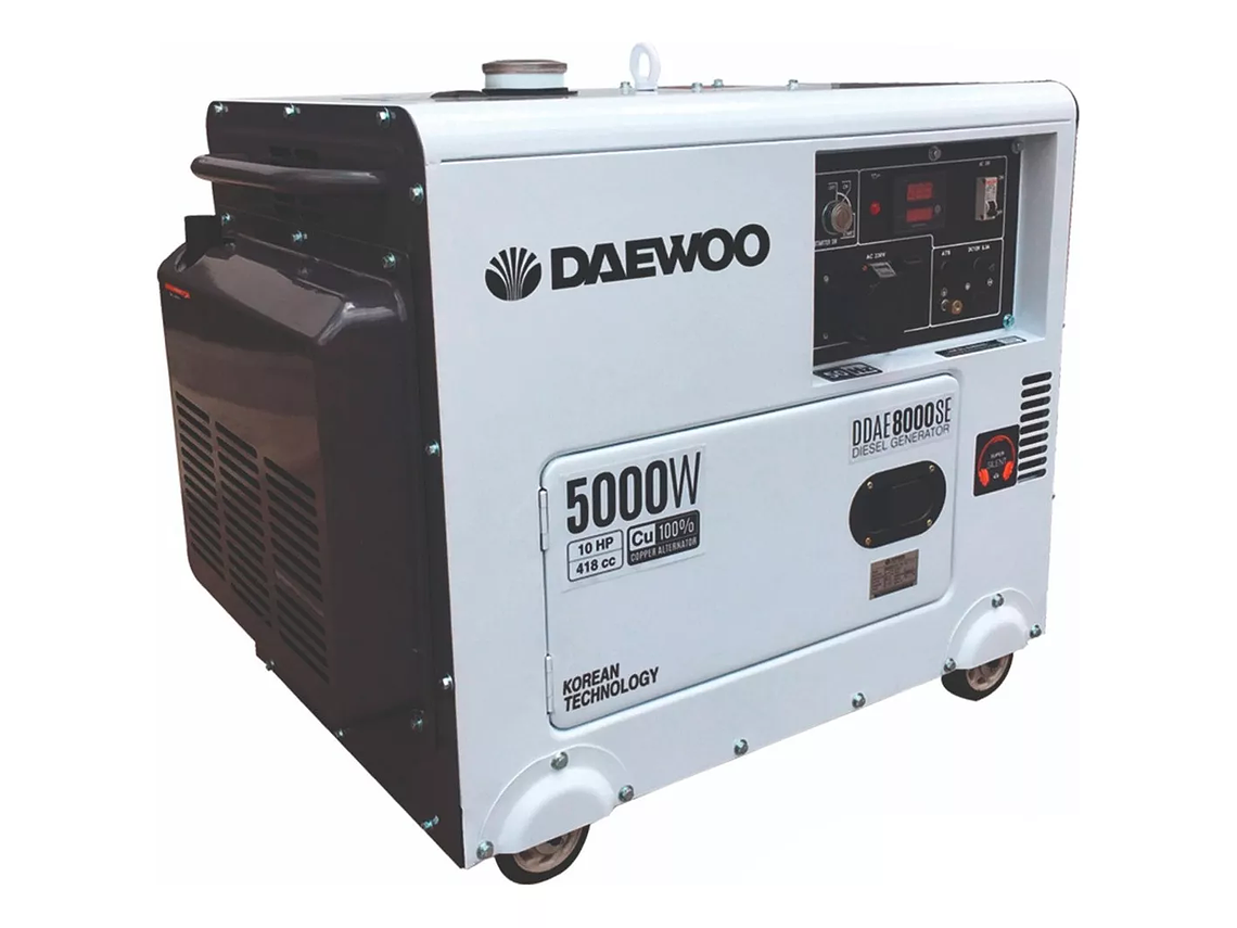GENERADOR DAEWOO DDAE8000SE 5 KW A DIESEL ELÉCTRICO 4 TIEMPOS 4
