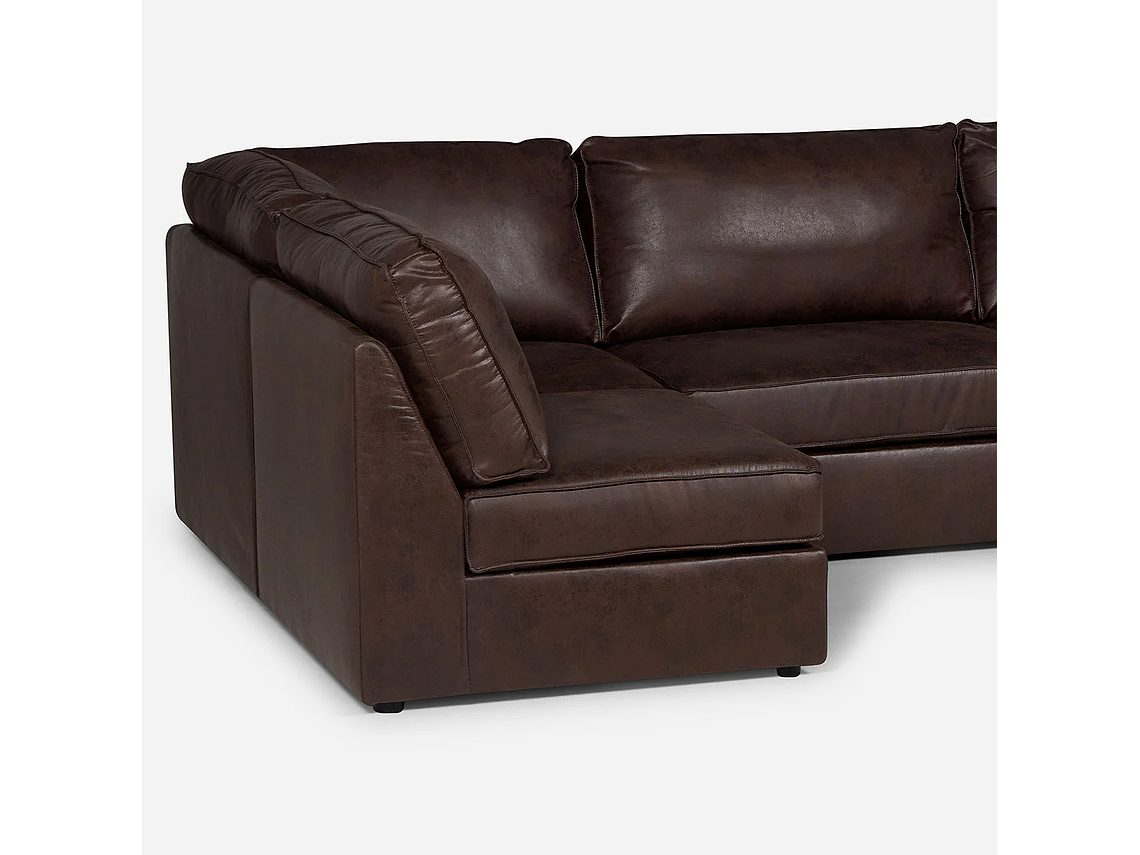 SOFÁ ROSEN CHARLY MARRÓN MODULAR 4 PIEZAS 5