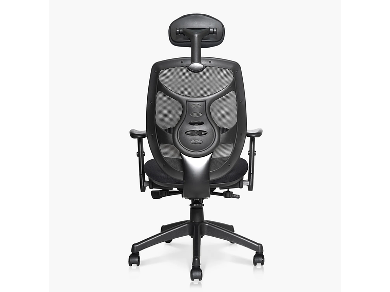 SILLA OFICINA IDENTITY BASE NYLON C/CABECERO NEGRO FORM 5