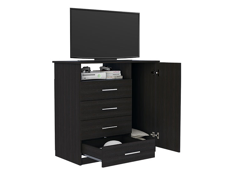 SET DE MUEBLES TUHOME DREAMS 4 CLOSET + CÓMODA + ZAPATERO WENGUE 3