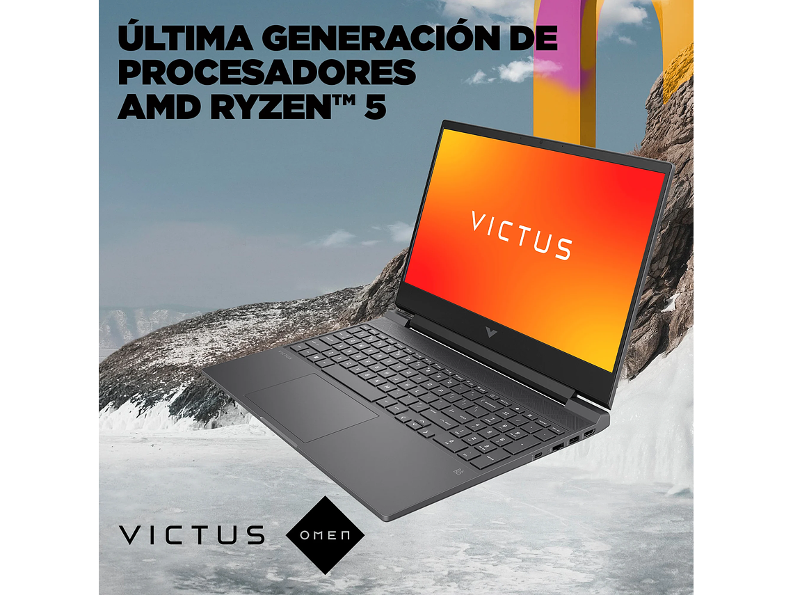 NOTEBOOK HP 15-FB2015LA R5-8645 16G 1TB 15 RTX 3050 9