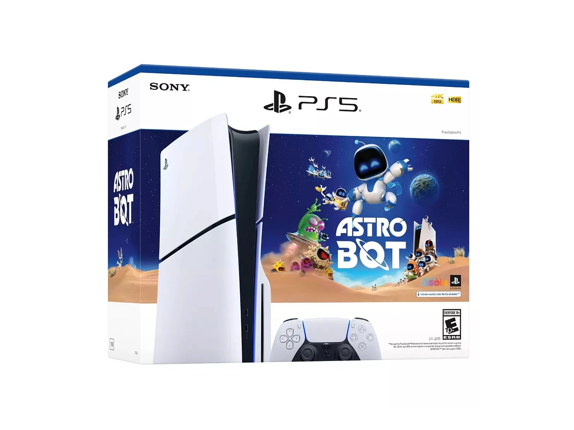 CONSOLA PS5 SLIM BUNDLE ASTRO BOT EDICIÓN DISCO 3
