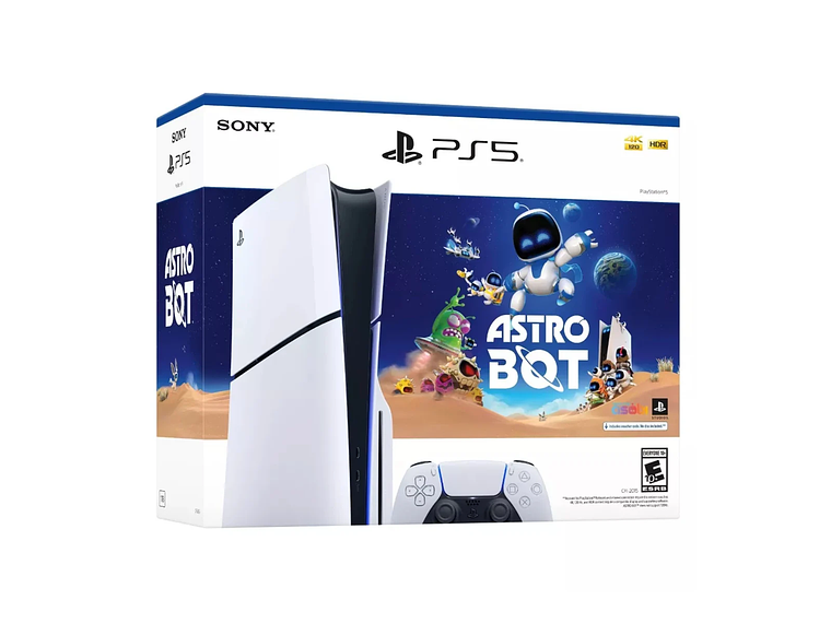 CONSOLA PS5 SLIM BUNDLE ASTRO BOT EDICIÓN DISCO 3