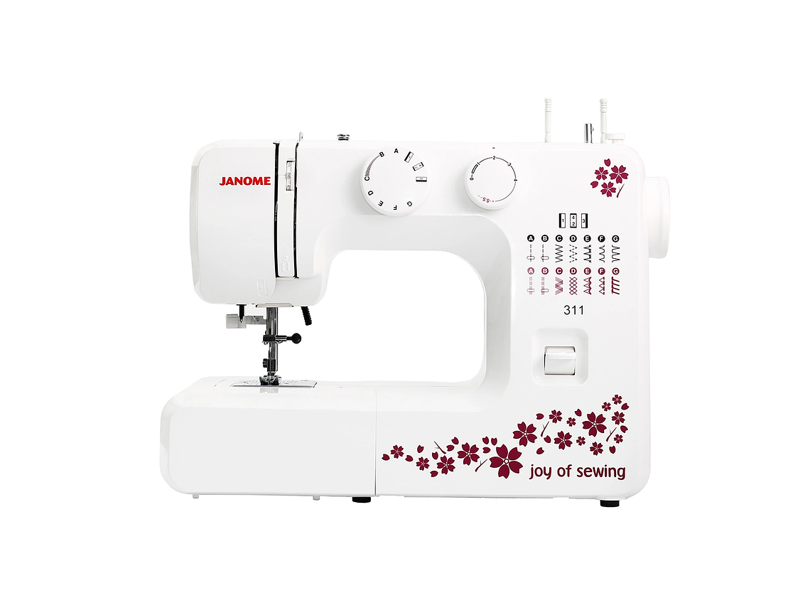 COMBO JANOME MAQUINA DE COSER 311 + OVERLOCK 8002D 1