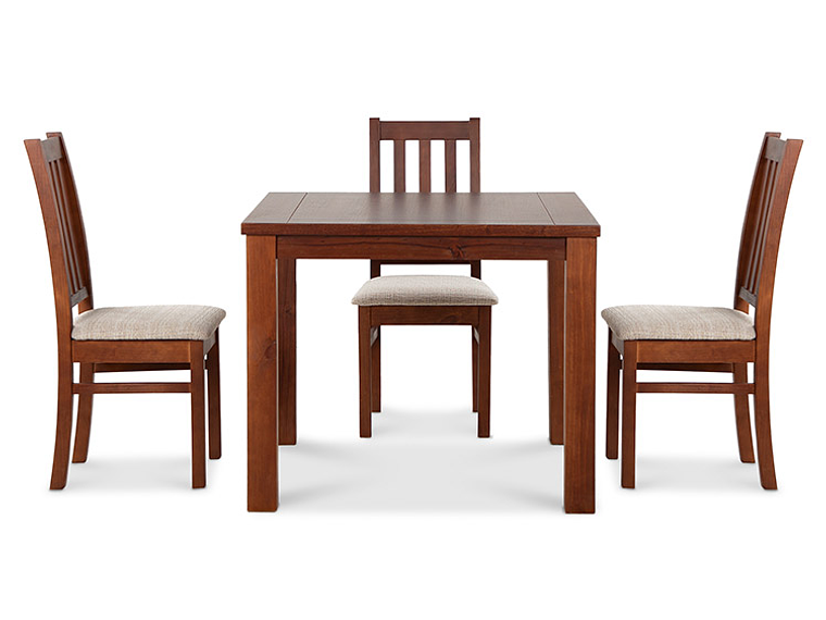 JUEGO DE COMEDOR CIC ÑUBLE 4 SILLAS CARAMELO BEIGE 9