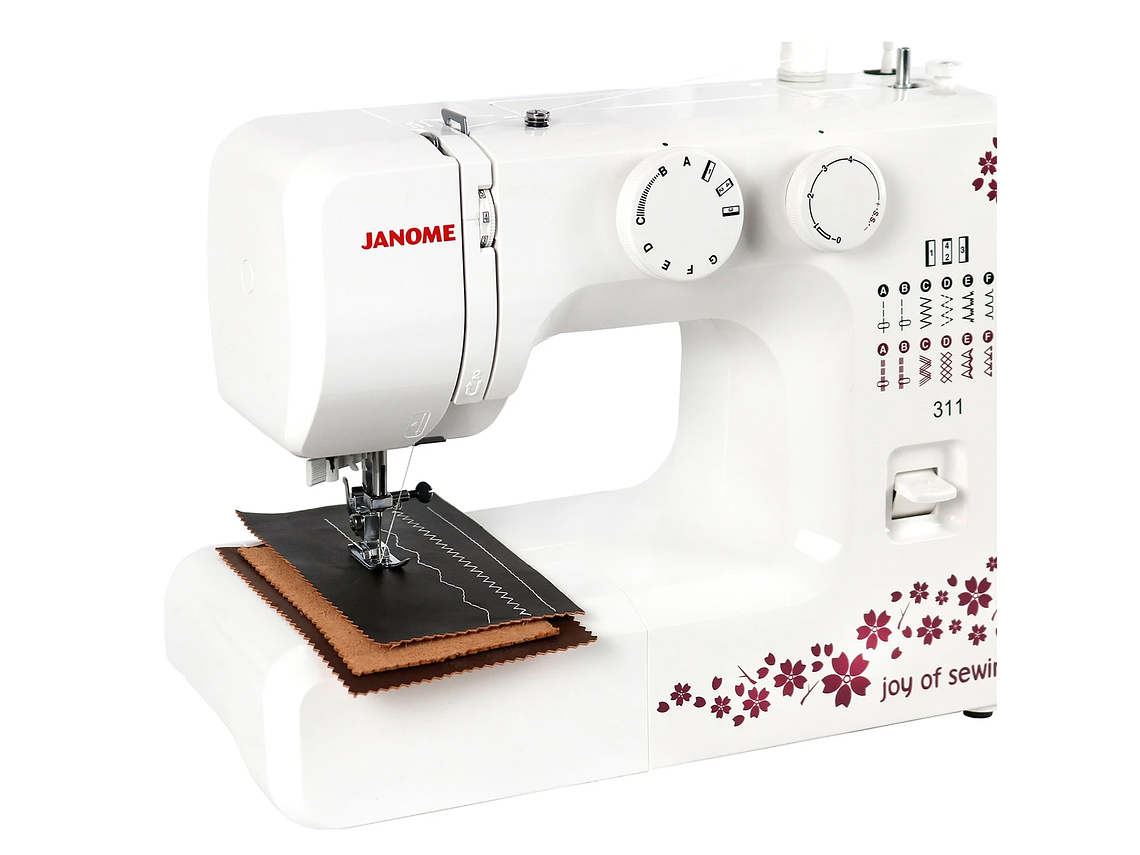 COMBO JANOME MAQUINA DE COSER 311 + OVERLOCK 8002D 4
