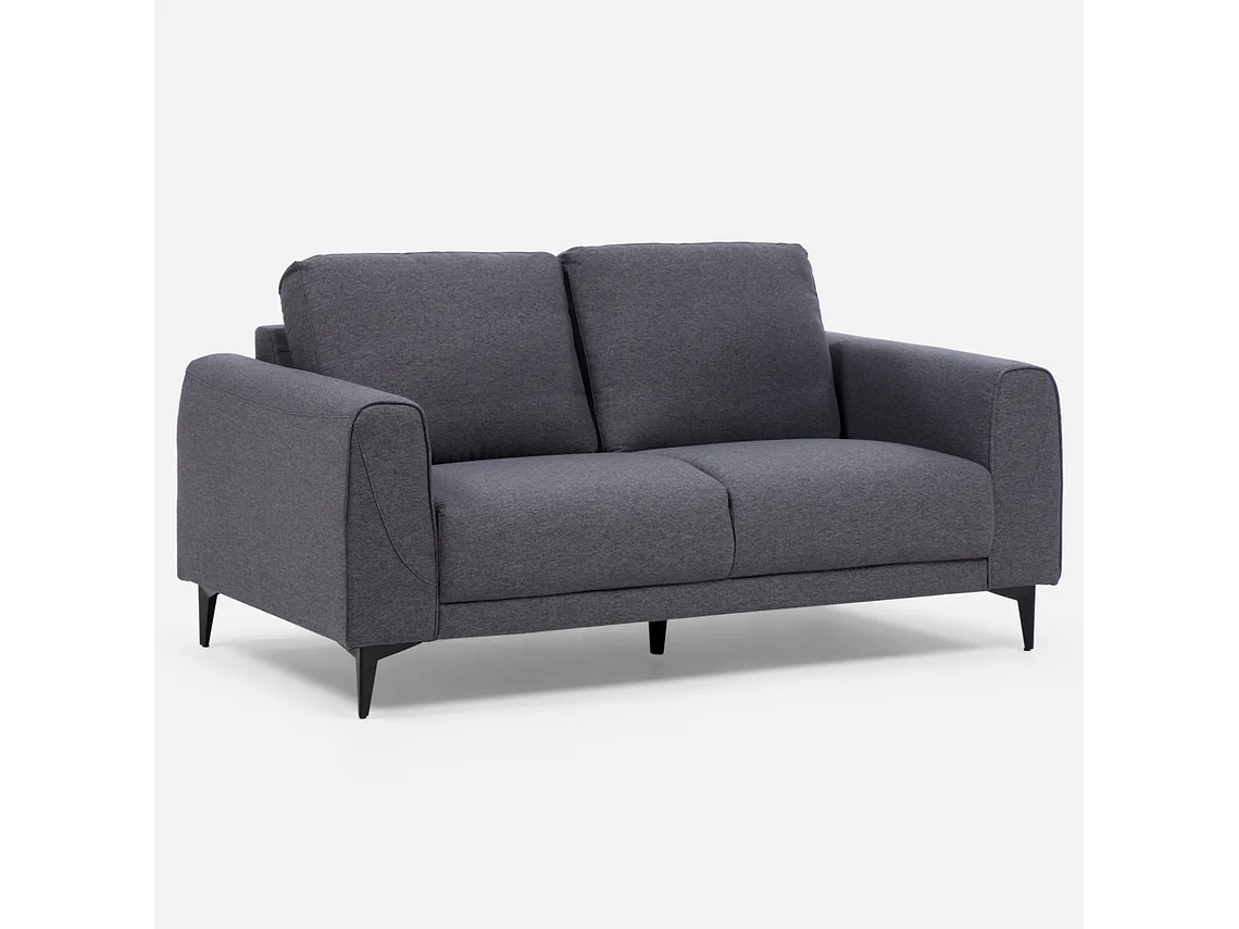 SOFÁ ROSEN GRAFITO PADUA 2 CUERPOS 1