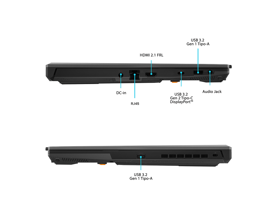 NOTEBOOK ASUS TUF GAMING F16 I7 16GB RAM 512SSD RTX 4050 4