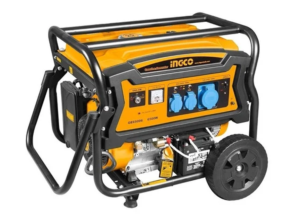 GENERADOR A GASOLINA INDUSTRIAL 6,5KW INGCO GE65006 1