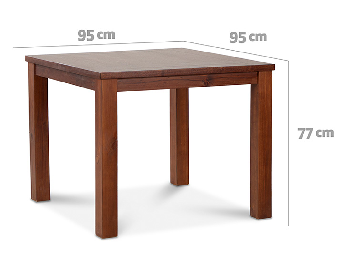 JUEGO DE COMEDOR CIC ÑUBLE 4 SILLAS CARAMELO BEIGE 12