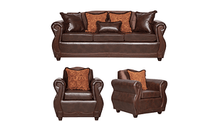 JUEGO DE LIVING 3 1 1 GRAN COLUMBIA CAFÉ