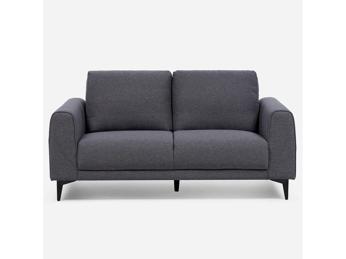SOFÁ ROSEN GRAFITO PADUA 2 CUERPOS 3