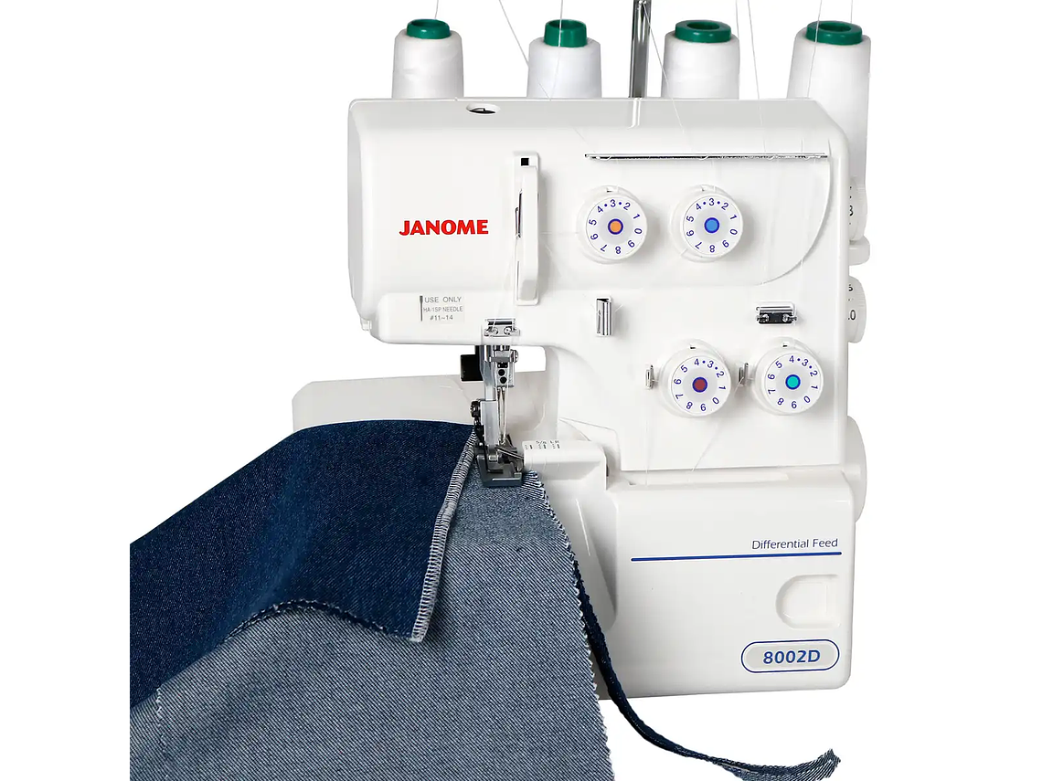 COMBO JANOME MAQUINA DE COSER 311 + OVERLOCK 8002D 6