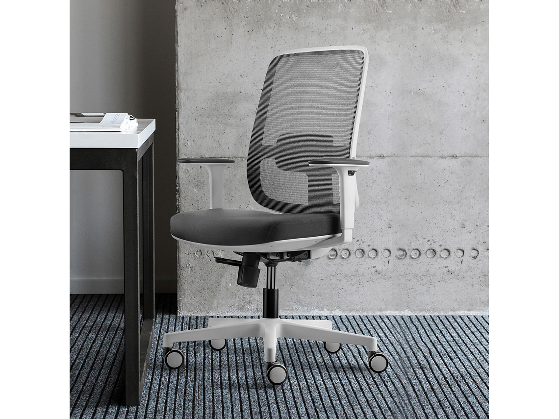 SILLA OFICINA LOTTO GRIS CLARO FORM 2