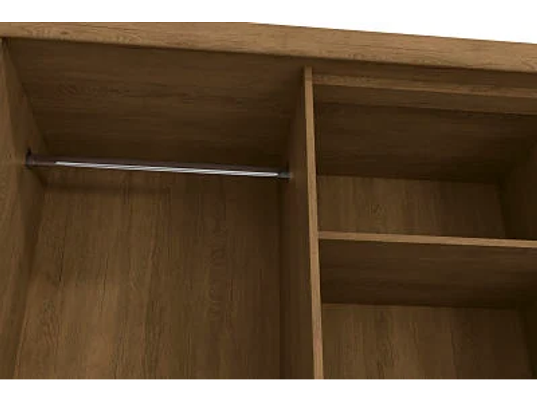 CLÓSET YARDAS 4 PUERTAS 4 CAJONES NEGRO ALEXA ANGELÍN CORREDERAS 3