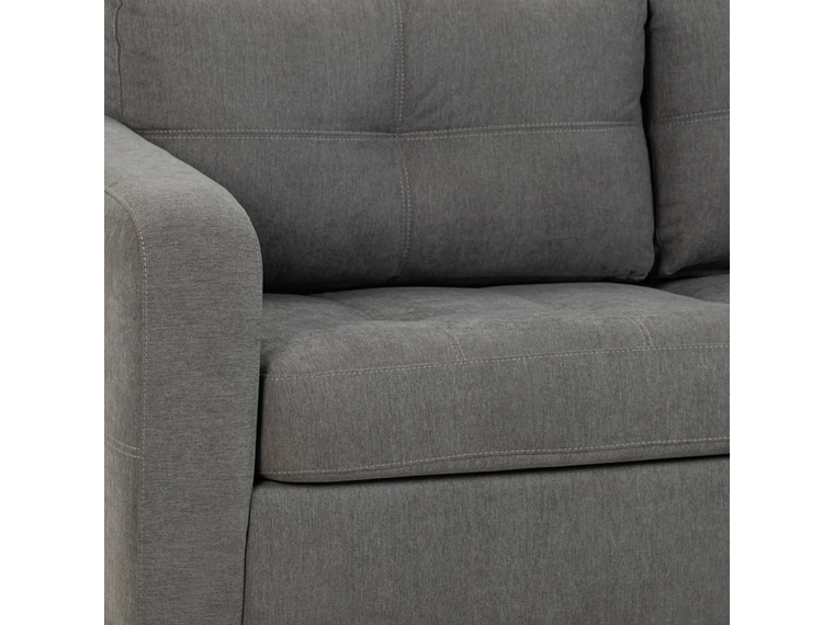 SOFÁ CAMA ROSEN VALENTINO 2 CUERPOS GRIS 4