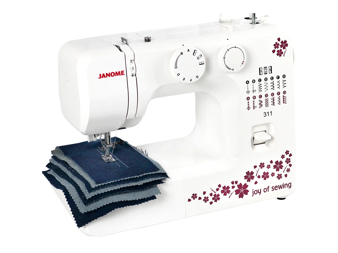 COMBO JANOME MAQUINA DE COSER 311 + OVERLOCK 8002D 8