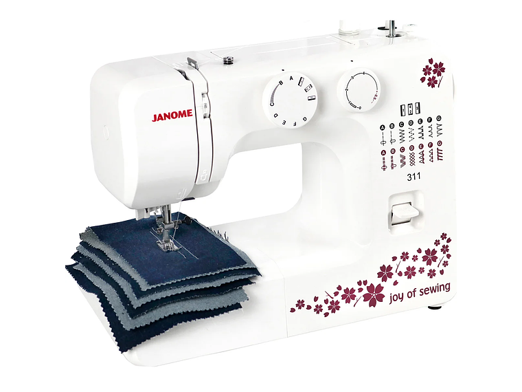 COMBO JANOME MAQUINA DE COSER 311 + OVERLOCK 8002D 8
