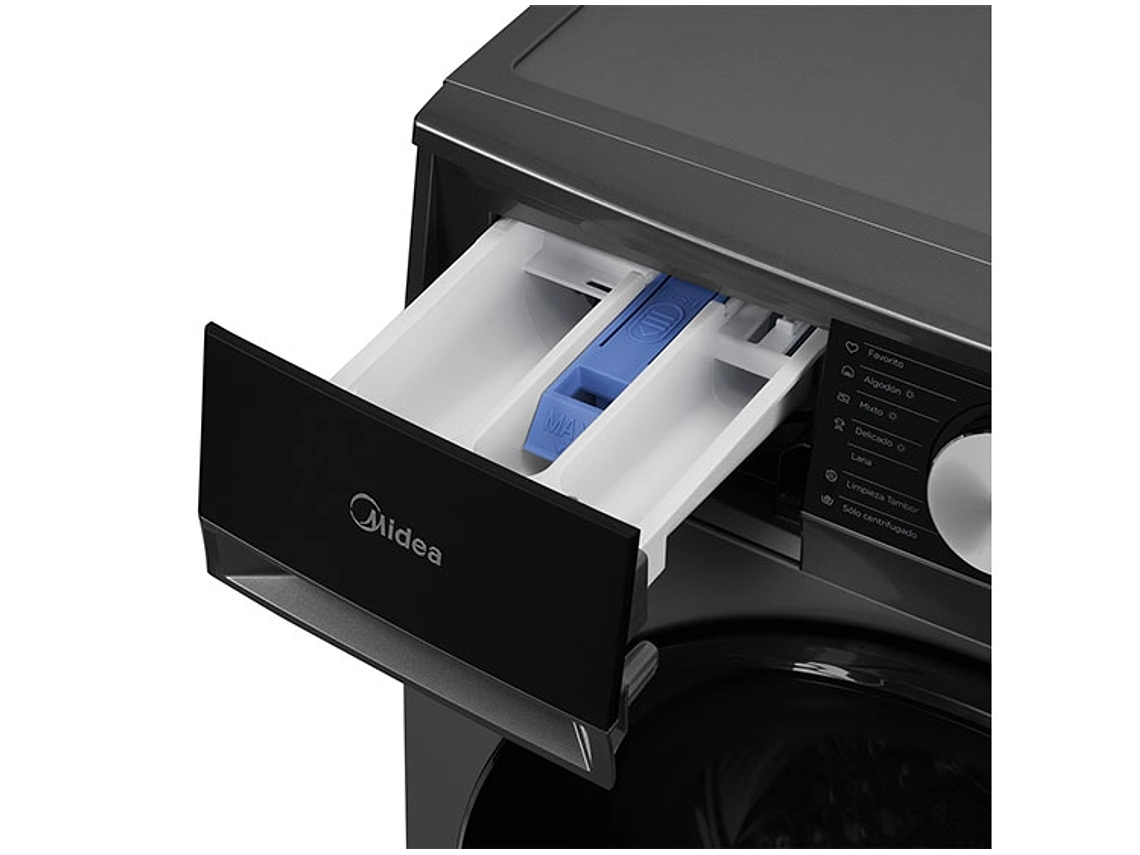 LAVADORA SECADORA MIDEA MLSF-095B/S 9.5KG/7KG TITANIO 6