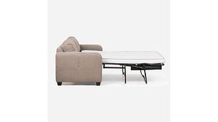 SOFÁ CAMA ROSEN VALENTINO 2 CUERPOS CAFE CLARO VISÓN