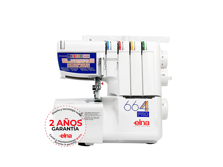 MAQUINA OVERLOCK JANOME ELNA 664 PRO 6