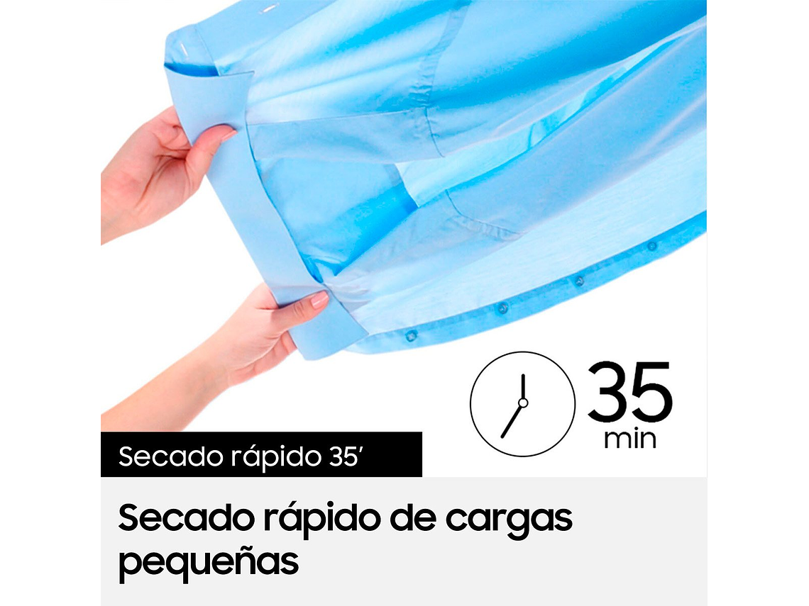 SECADORA DE ROPA SAMSUNG BOMBA DE CALOR 9KG SMARTTHINGS DV90CGC2A0AEZS 6
