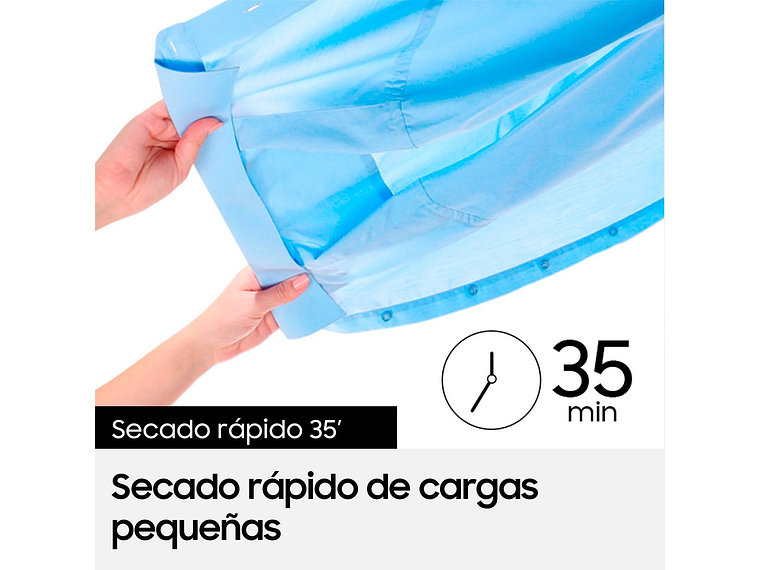 SECADORA DE ROPA SAMSUNG BOMBA DE CALOR 9KG SMARTTHINGS DV90CGC2A0AEZS 6