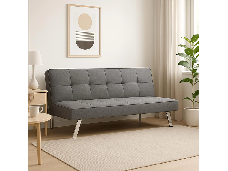 FUTON SOFA CAMA GRECIA GRIS 6