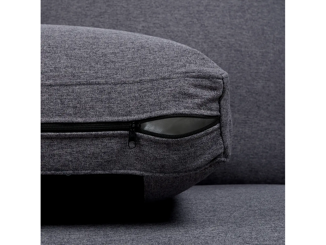 SOFÁ ROSEN GRAFITO PADUA 2 CUERPOS 9