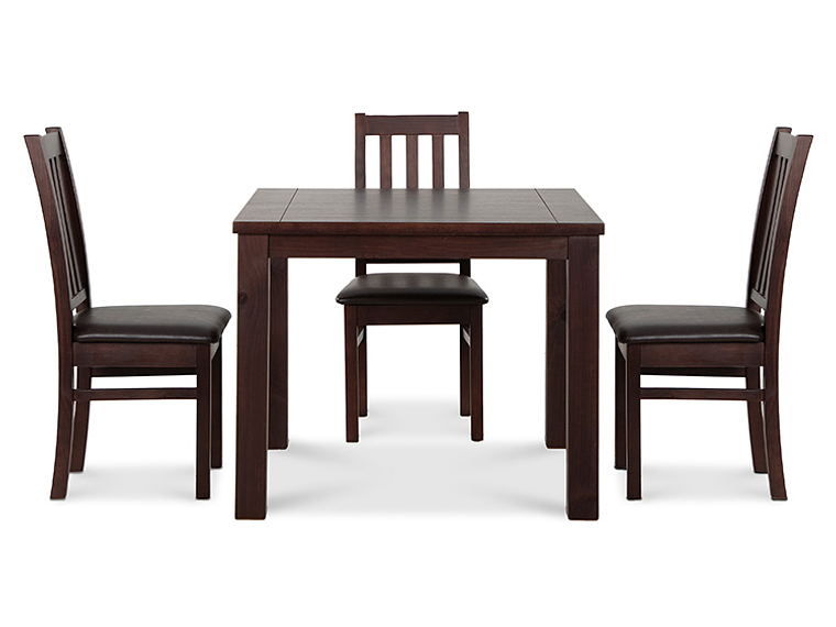 JUEGO DE COMEDOR CIC ÑUBLE 4 SILLAS CHOCOLATE NEGRO 8