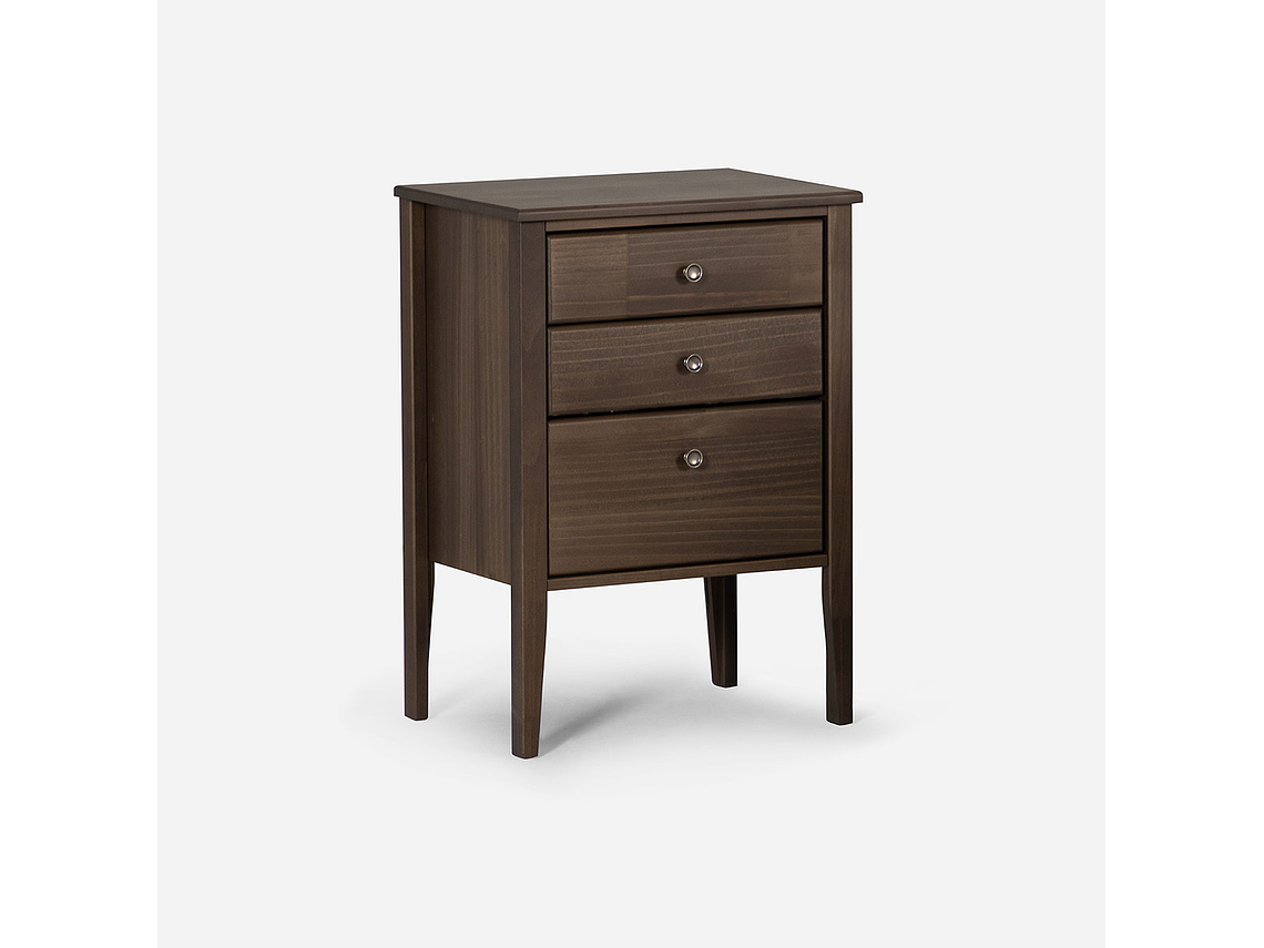 CAMA EUROPEA NEO PLUS KING BD + RESPALDO NOLITA CAFÉ+VELADOR 8