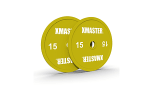 Par Discos Calibrados Powerlifting 15kg Amarillo | XMASTER