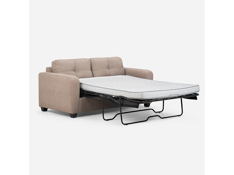 SOFÁ CAMA ROSEN VALENTINO 2 CUERPOS CAFE CLARO VISÓN 4