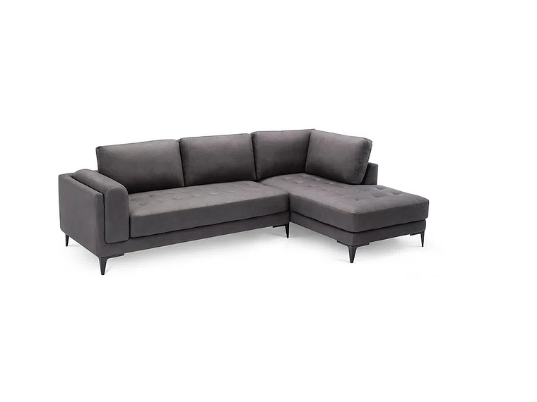 SOFÁ SECCIONAL ROSEN ROXTON DERECHO 2 CUERPOS CARBON CHARCOAL 2