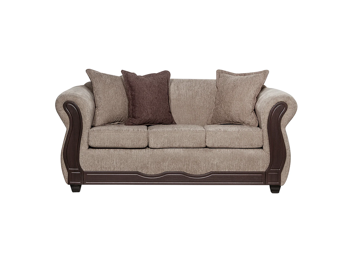 JUEGO LIVING BLACK FACTORY BARCELONA 3 2 1 1 BEIGE 2