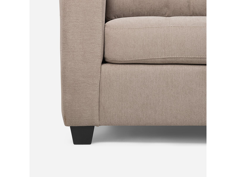 SOFÁ CAMA ROSEN VALENTINO 2 CUERPOS CAFE CLARO VISÓN 5