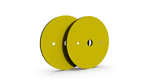 Par Discos Calibrados Powerlifting 15kg Amarillo | XMASTER