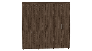 CLOSET TUHOME AMATISTA 6 PUERTAS 2 CAJONES COÑAC