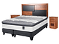 JUEGO DE DORMITORIO FLEX CAMA EUROPEA TITANIUM NEW BOX KING + SET COLONIA - Miniatura 4